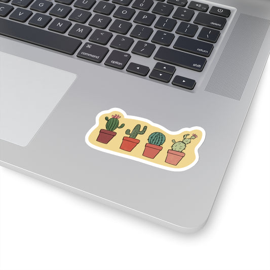 Prickly Quartet Kiss-Cut Sticker