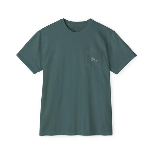 Readbared Signature Unisex Garment-Dyed Pocket Tee