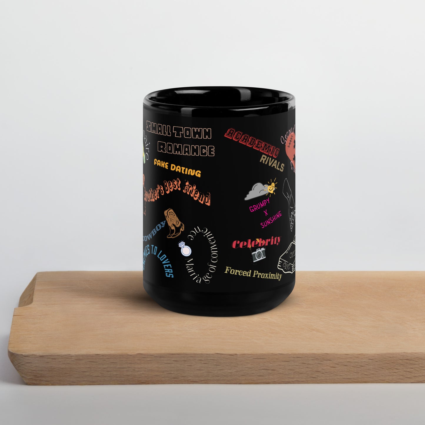 Trope Me Baby One More Time Black Glossy Mug
